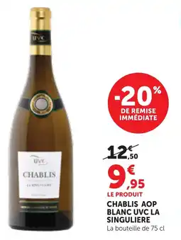 Bi1 Chablis aop blanc uvc la singuliere offre