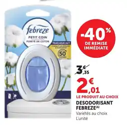 Bi1 Desodorisant febreze offre