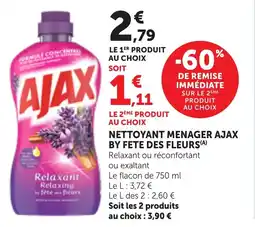 Bi1 Nettoyant menager ajax by fete des fleurs offre