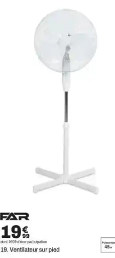 BUT FAR Ventilateur sur pied offre