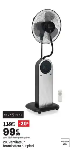 BUT SIGNATURE Ventilateur brumisateur sur pied offre