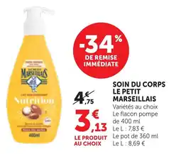Bi1 Soin du corps le petit marseillais offre