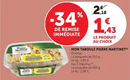 Bi1 Mon taboule pierre martinet offre