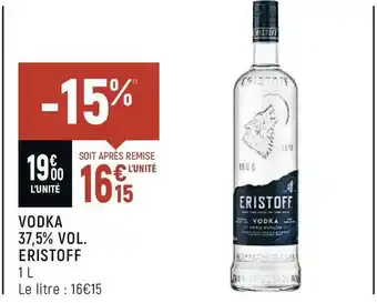 Spar Eristoff vodka 37,5% vol. offre
