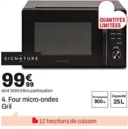 BUT SIGNATURE Four micro-ondes Gril offre