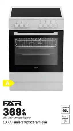 BUT FAR Cuisinière vitrocéramique offre