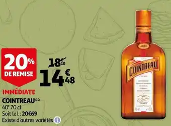 Auchan Cointreau cointreau offre