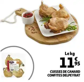 Auchan Delpeyrat cuisses de canard confites offre