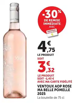 Bi1 Ventoux aop rose ma belle pomelle 2025 offre