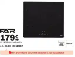 BUT FAR Table induction offre
