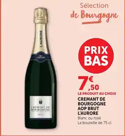 Bi1 Cremant de bourgogne aop brut l'aurore offre