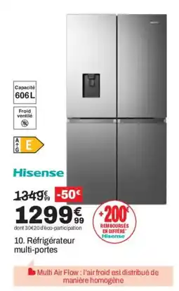 BUT HISENSE Réfrigérateur multi-portes offre