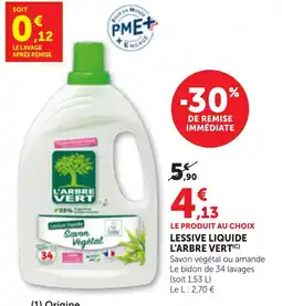 Bi1 Lessive liquide l'arbre vert offre