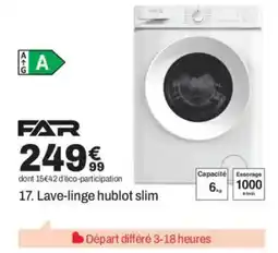 BUT FAR Lave-linge hublot slim offre