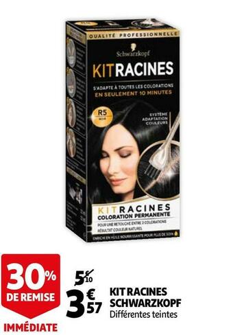 Auchan Schwarzkopf kit racines offre