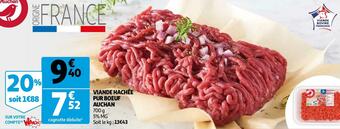 Auchan Auchan viande hachée pur boeuf offre