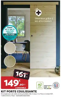 Bricomarché Kit porte coulissante offre