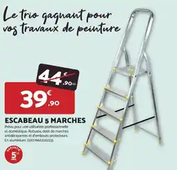 Bricomarché Escabeau 5 marches offre