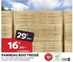 Bricomarché Panneau bois tressé offre