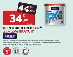 Bricomarché NUANCE Peinture xtrem fer offre