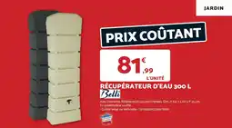 Bricomarché BELLI Récupérateur d'eau offre