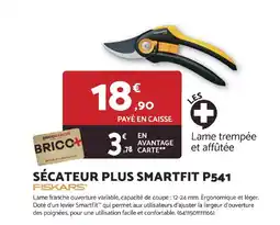 Bricomarché FISKARS Sécateur plus smartfit p541 offre