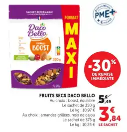 Bi1 Fruits secs daco bello offre