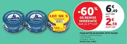Bi1 Thon entier au naturel petit navire offre