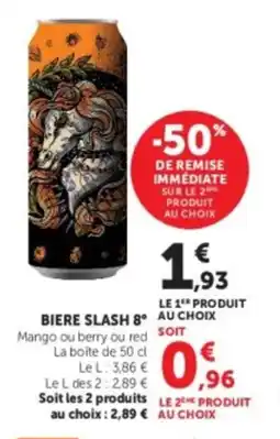U Express Biere slash 8° offre