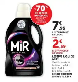 U Express Lessive liquide mir offre