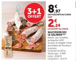 U Express Saucisson sec le galibier offre