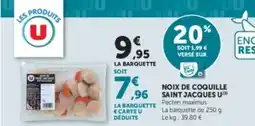 U Express Noix de coquille saint jacques u offre