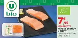 U Express Pave de saumon u bio offre