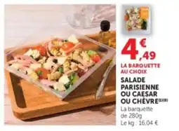 U Express Salade parisienne ou caesar ou chevre offre