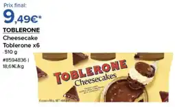 Costco TOBLERONE Cheesecake Toblerone x6 offre