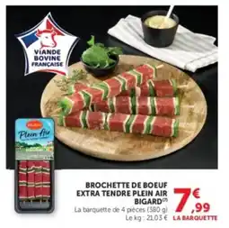U Express Brochette de boeuf extra tendre plein air bigard offre