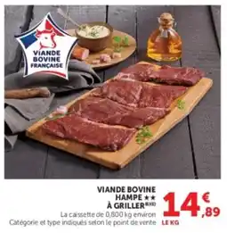 U Express Viande bovine hampe à griller offre