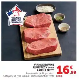 U Express Viande bovine rumsteck a griller offre