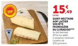 U Express Saint-nectaire aop laitier société fromagere du livradois offre