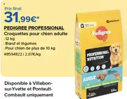 Costco PEDIGREE PROFESSIONAL Croquettes pour chien adulte offre