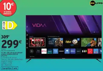 Tv 55 qled smart vidaa ek55ux330vq eklyps