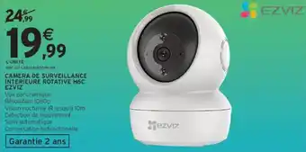 Camera de surveillance interieure rotative h6c ezviz