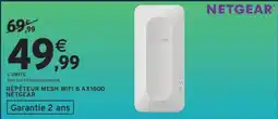 Intermarché Répéteur mesh wifi 6 ax1600 netgear offre