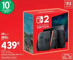 Intermarché Console nintendo switch 2 offre