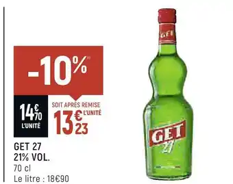 Vival Get get 27 21% vol. offre