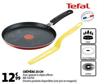 Auchan Tefal crêpière 25 cm offre