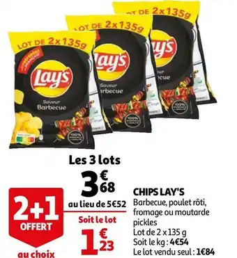 Auchan Lay's chips offre
