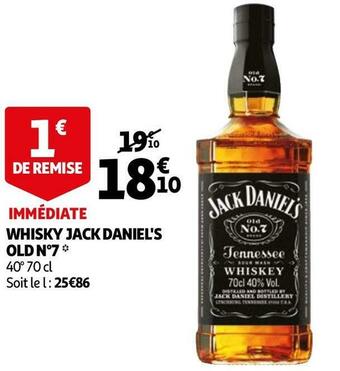 Jack daniel's whisky old n°7
