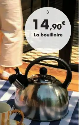 E.Leclerc Bouilloire à sifflet en inox offre