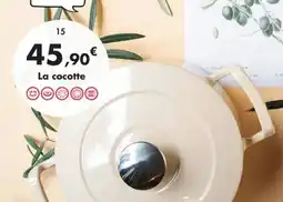 E.Leclerc Cocotte ronde sitrabella en fonte d'acier émaillée offre